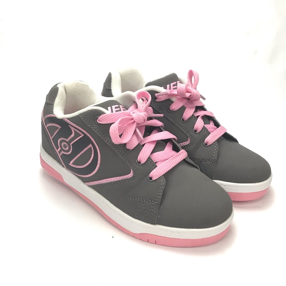 Heelys Propel 2.0 Big Kid Grey/ Pink/White Size 5